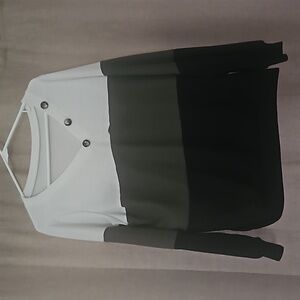 Fall Color Block Long Sleeve Top